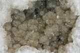 Smoky Keokuk Geode with Calcite & Filiform Pyrite - Missouri #144812-1